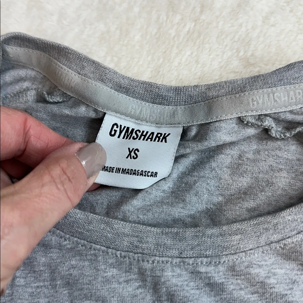Gymshark  Gray Short Sleeve Tee - Image 4