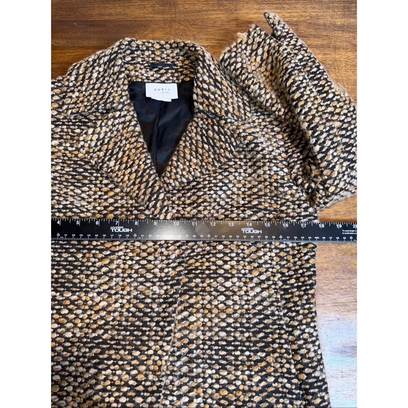 Akris Punto Wool Tweed Snap Button Up Jacket - Image 6