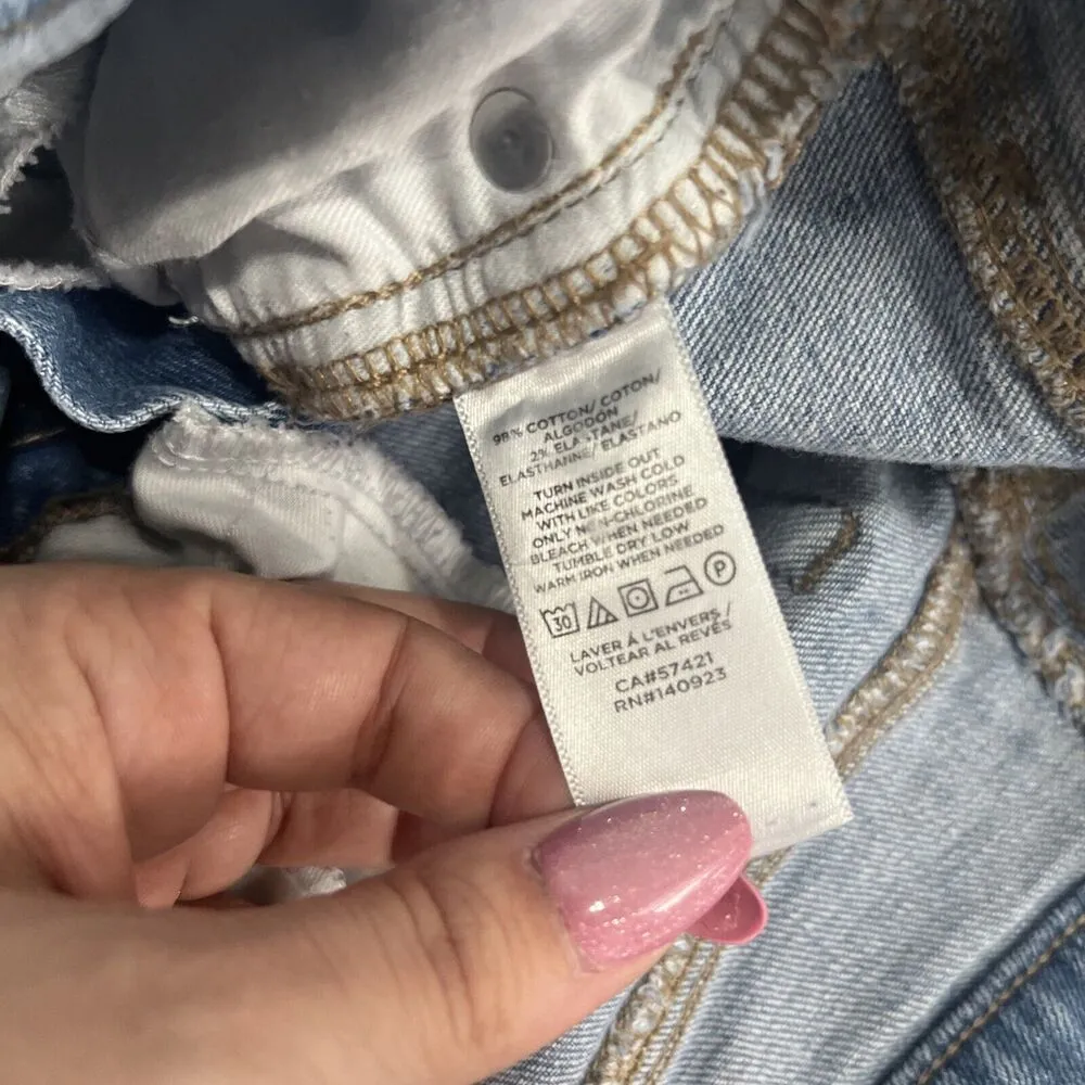 Sz 4 /27 Sculpting Pocket High Rise Boot Crop Jeans Ann Taylor - Image 10