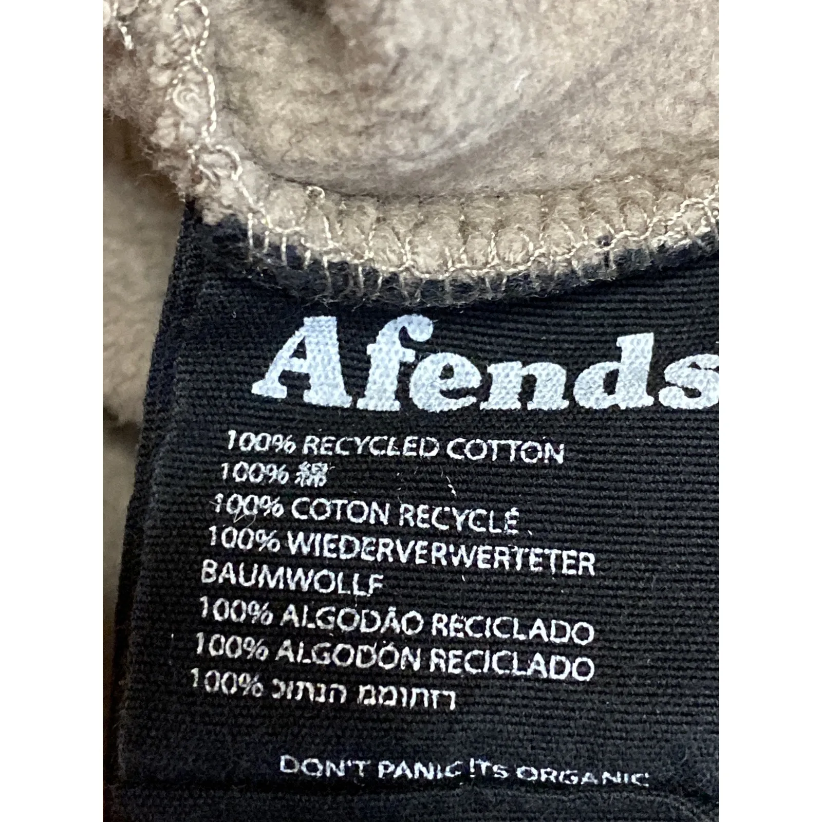 Afends Brown Long Sleeve Activewear Sports Hoodie Sweatshirt Sweater Top Size M Size M - Image 4