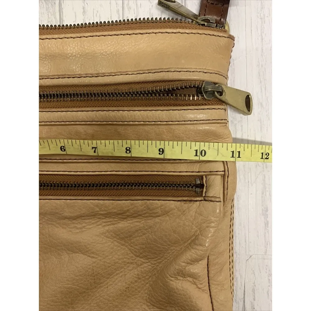 Womens Fossil Crossbody Calf Leather Vintage Bag - Image 10