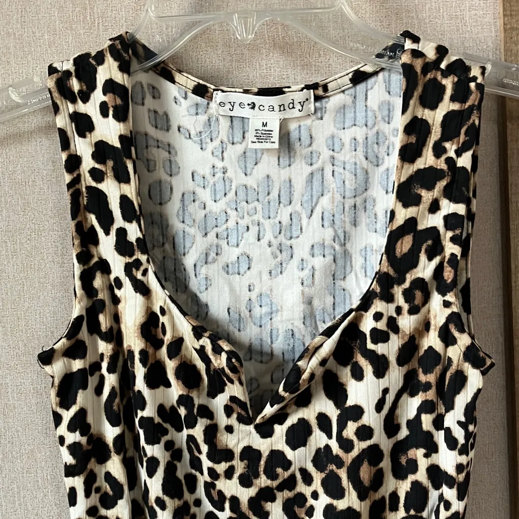 Eye Candy Animal Pattern bodysuit junior medium - Image 4