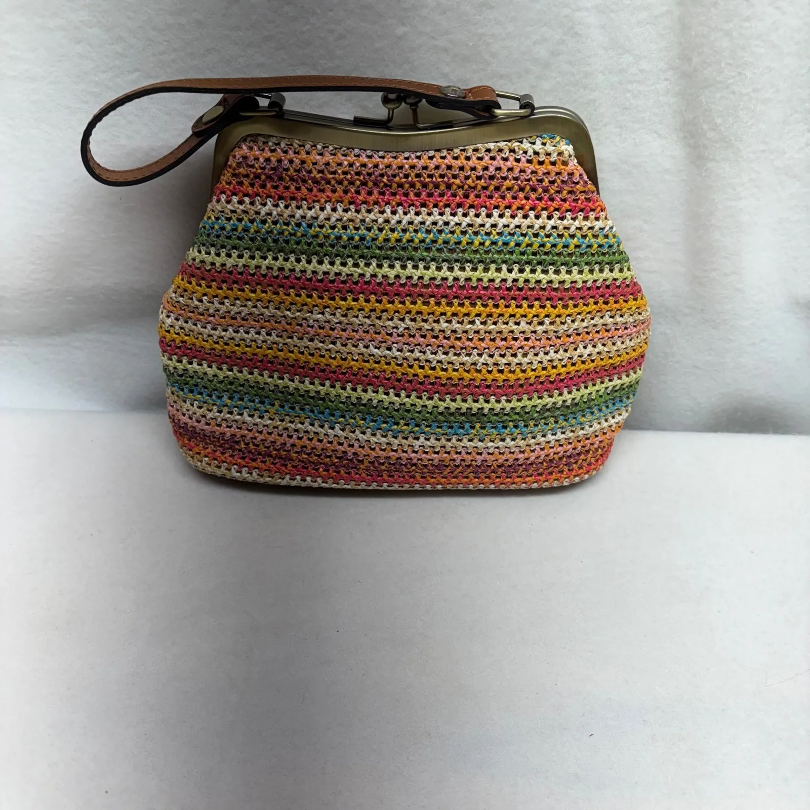 Patricia Nash Larueana Frame Spanish Woven Stripe Purse - Image 6