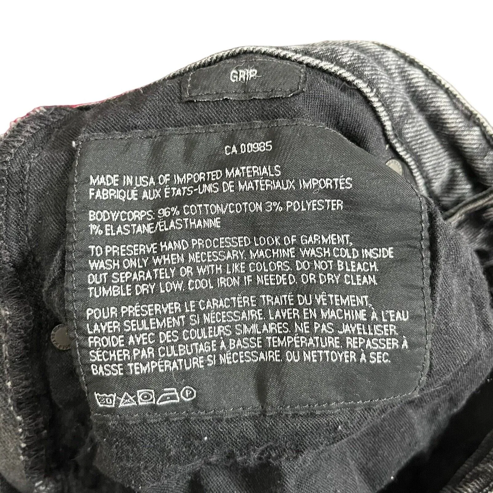 Alexander Wang Grip Skinny Jeans Women’s Size 25 Grey Fade High Rise USA Made - Image 13