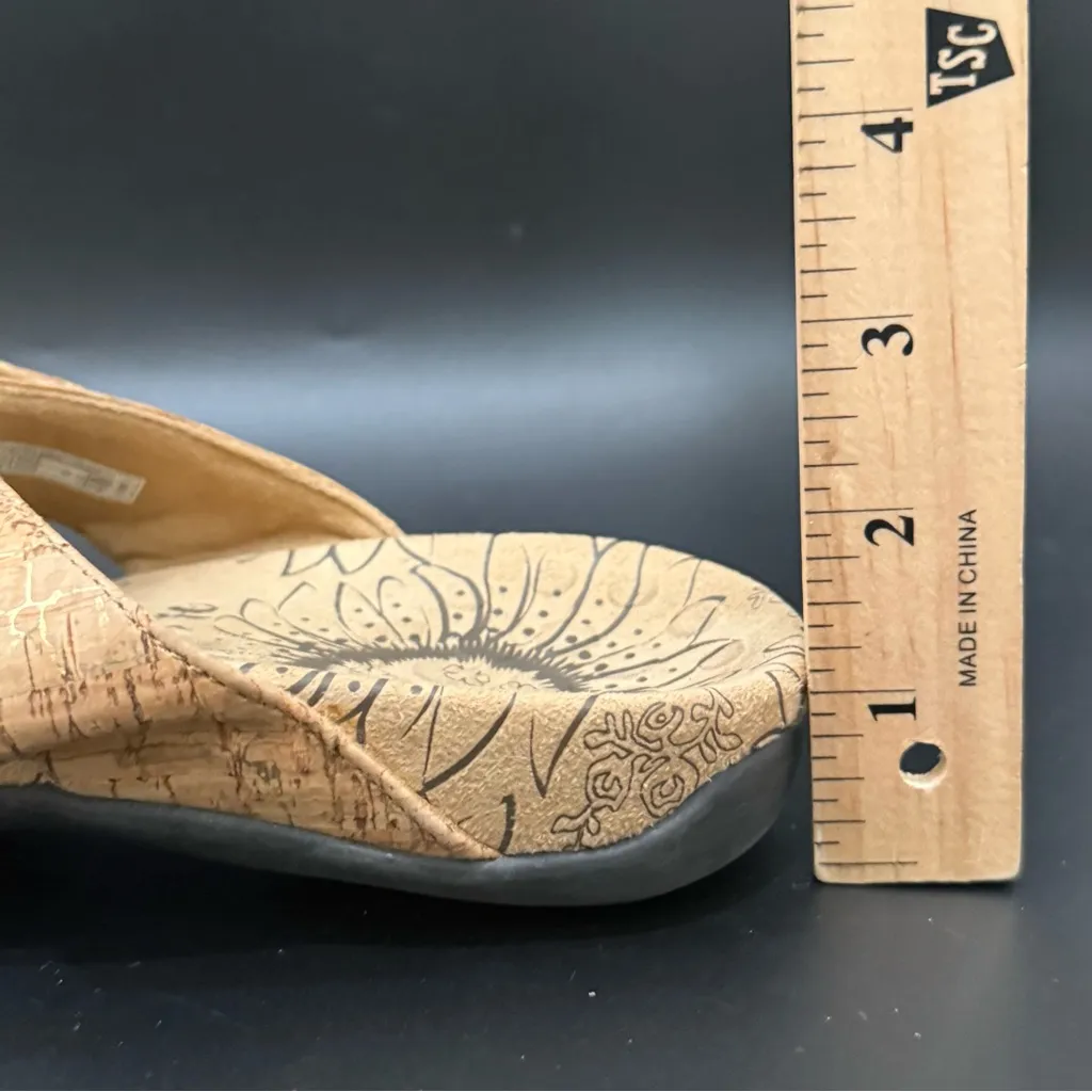 VIONIC Lauren Cork Double Adjustable Straps Slip On Comfortable Sandals Size 8 - Image 11