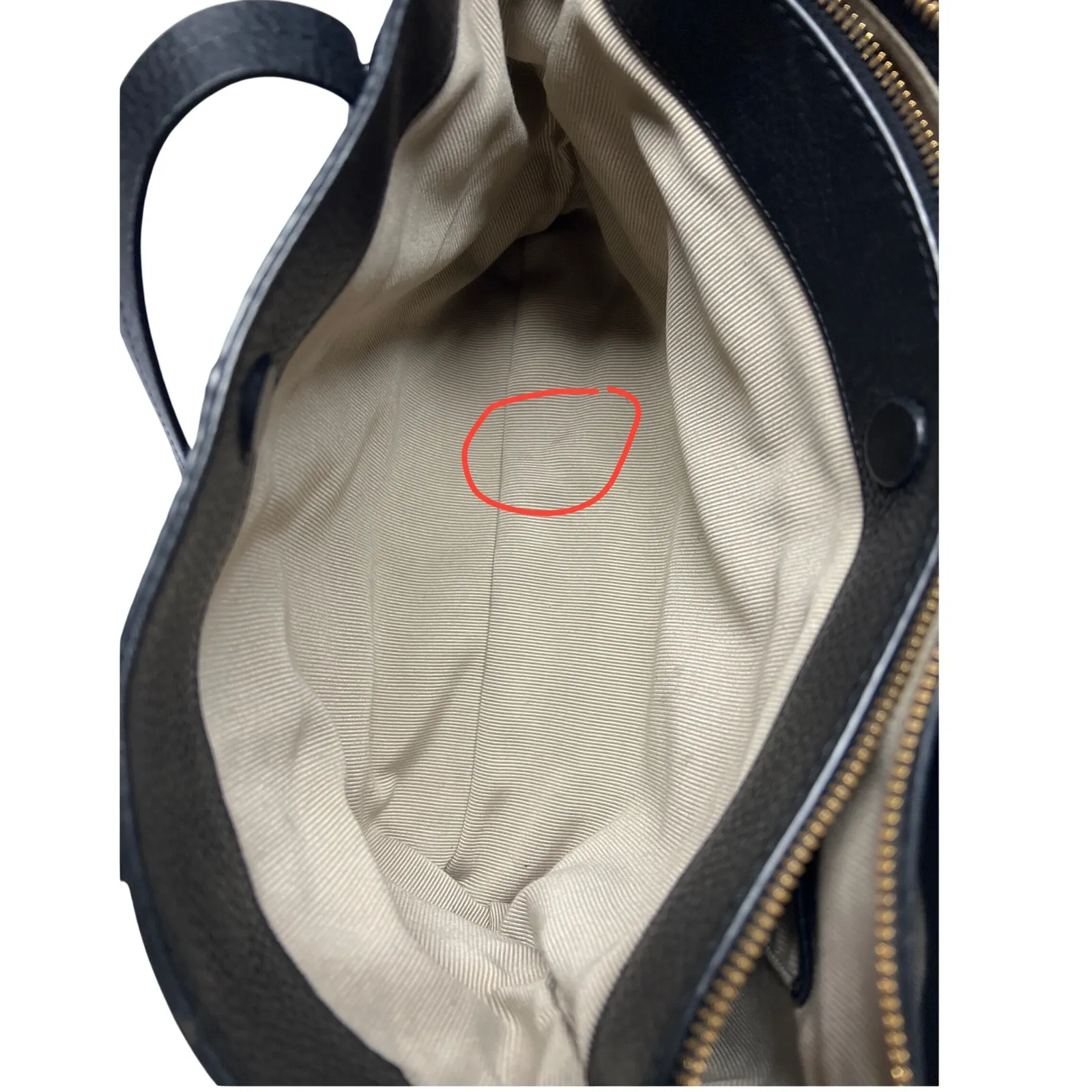 Radley London Dukes Place Large Zip Top Work Bag Black Leather EUC - Image 14