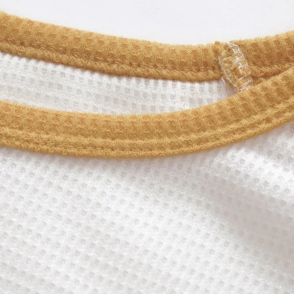 WAFFLE KNIT LEOPARD LONG SLEEVE BLOUSE TWIST KNOT Size undefined - Image 7