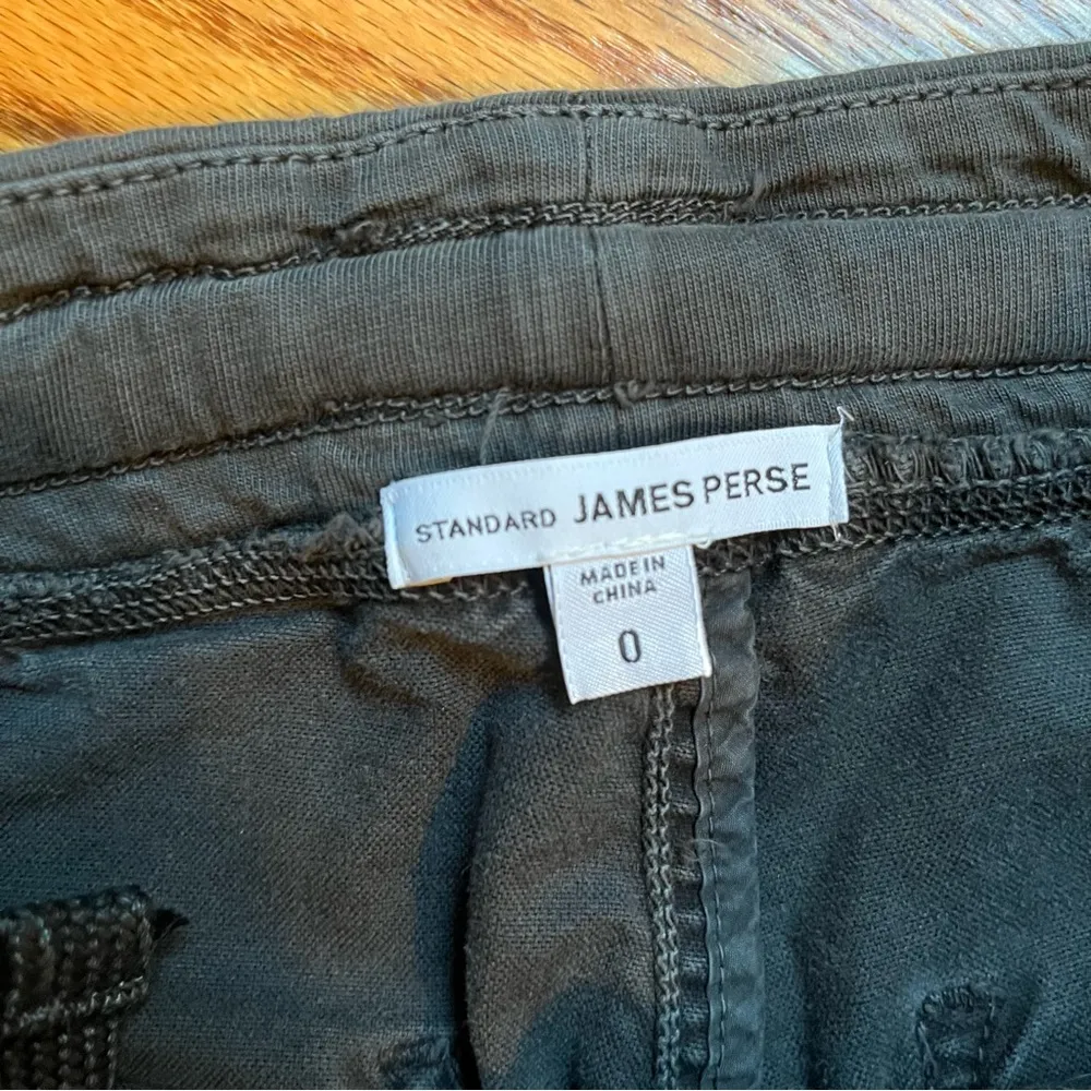 Standard James Perse faded black elastic drawstring pants size XS - Image 4