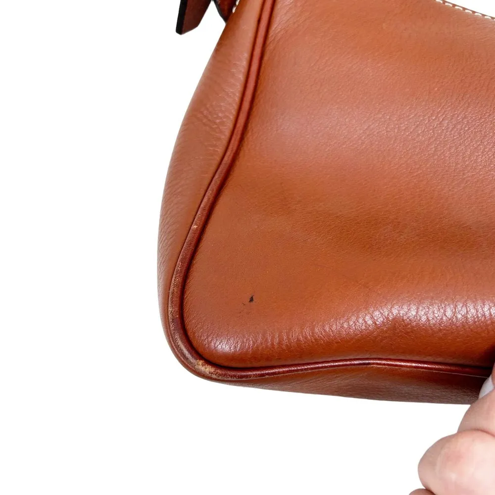 Dooney & Bourke Brown Leather Shoulder Bag - Image 8