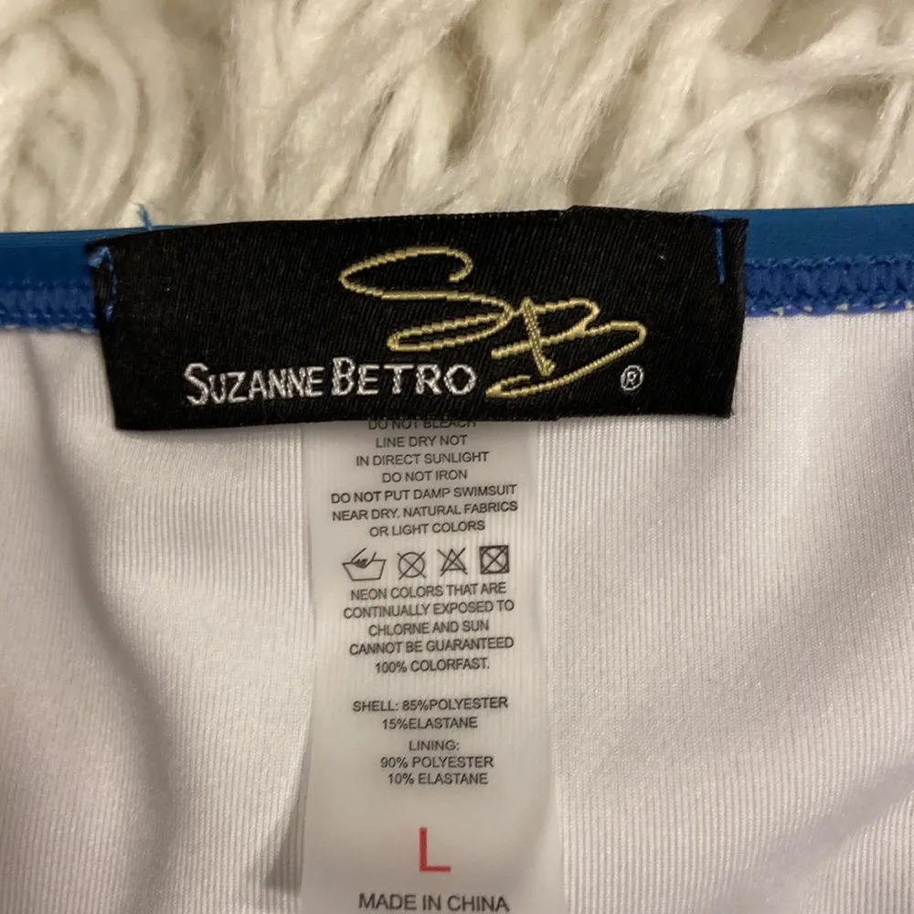 Suzanne Betro Swim bottom size L BNWOT color blue see photos - Image 3