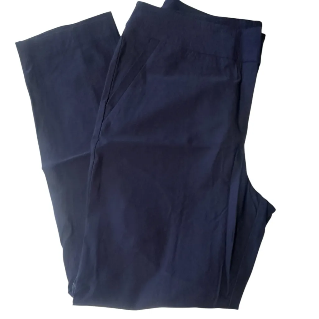 Counterparts Navy Blue; stretchy work pants size 16 - Image 2