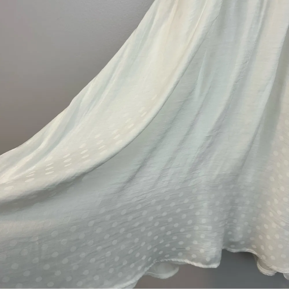 Anastasia White Polka Dot Short Sleeve Dress Size XL - Image 9