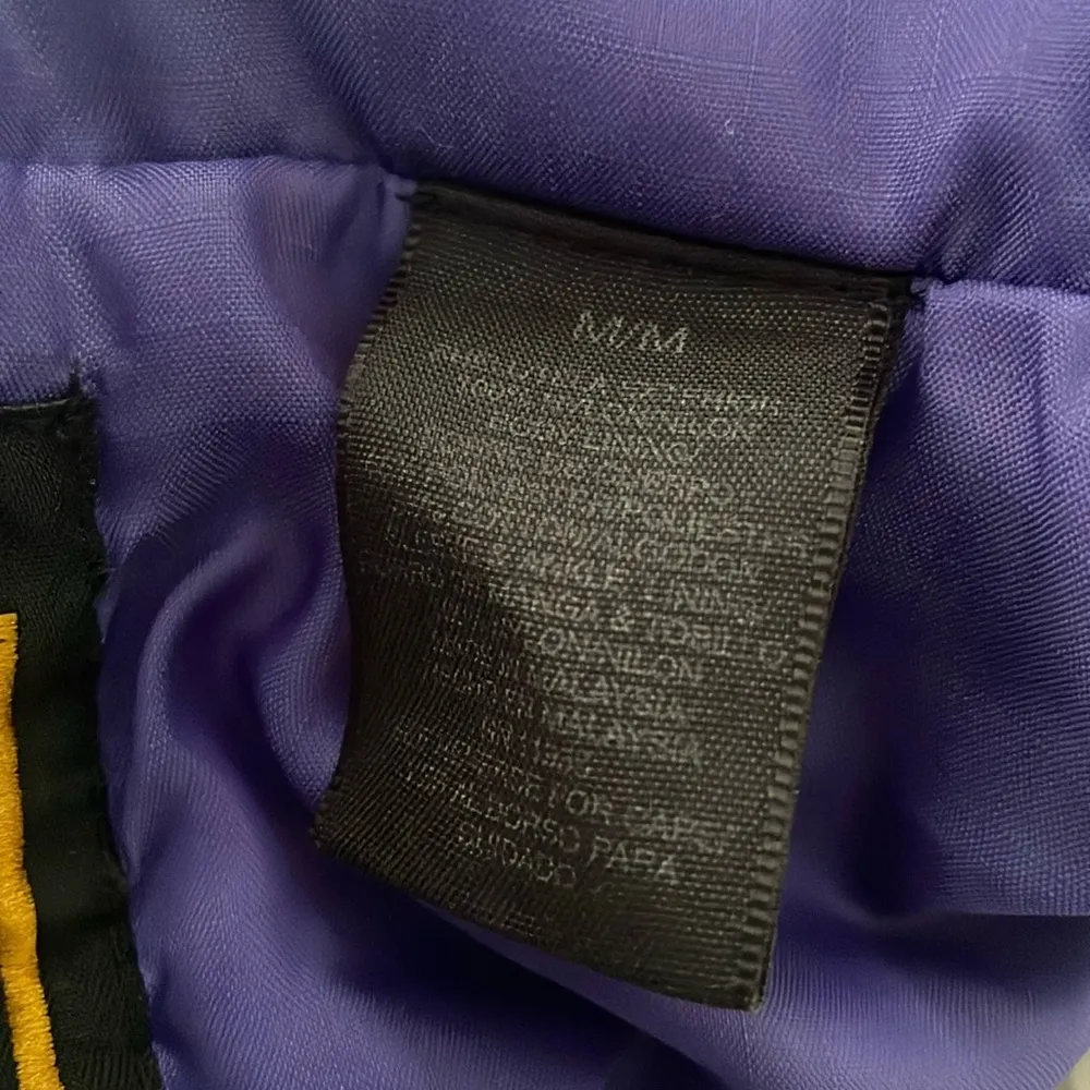 Coolest One of a Kind Nylon USA Olympics Purple Windbreaker Zip Up Jacket Size M - Image 10