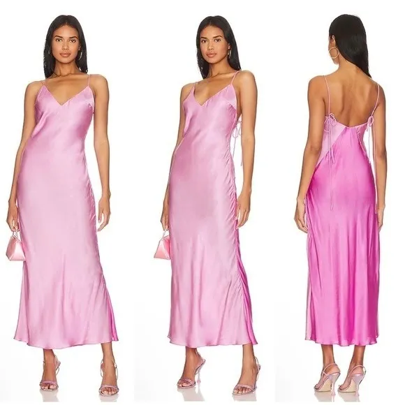 Bardot Lesia Midi Dress in Orchid Pink Size US 6 / M‎ New with Flaw - Image 2