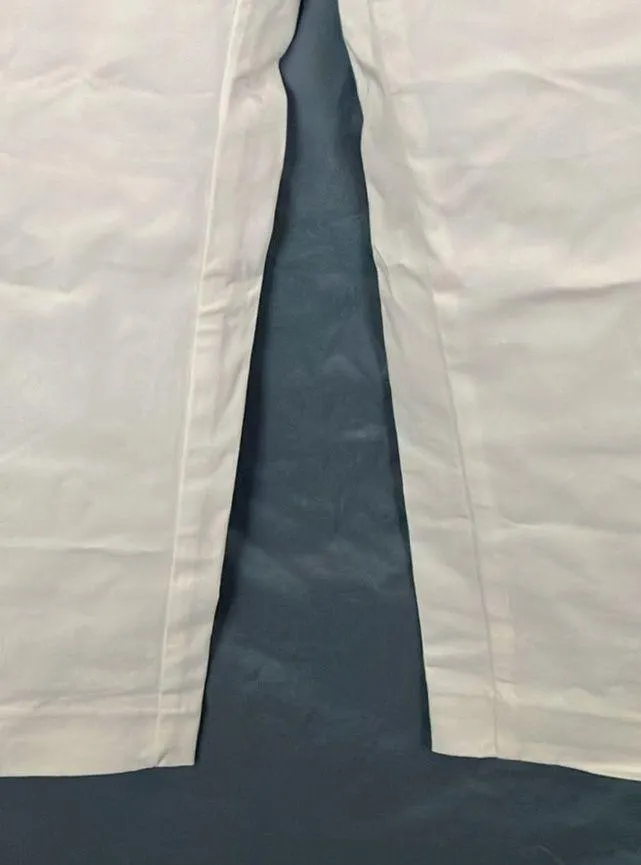 Ann Taylor Petite: White Mid Rise “The Crop” Pants- cotton blend- 8P - Image 6