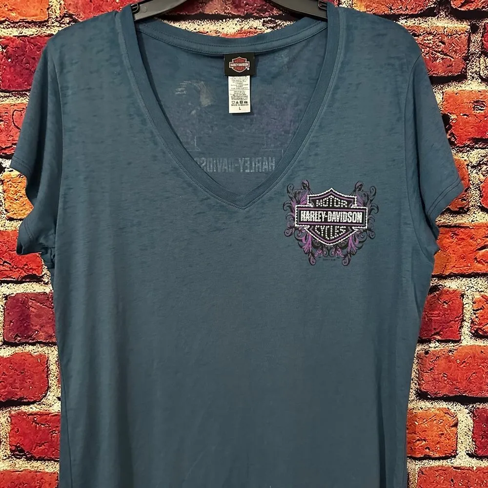 Women’s Harley Davidson T-Shirt - Image 2