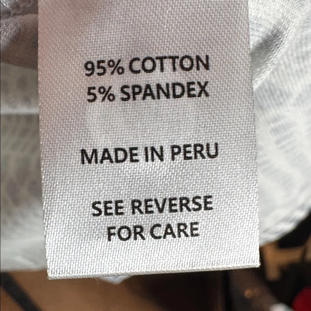 NWOT Spartina 449 Denim Blue and White Jersey Skort Size Small - Image 7