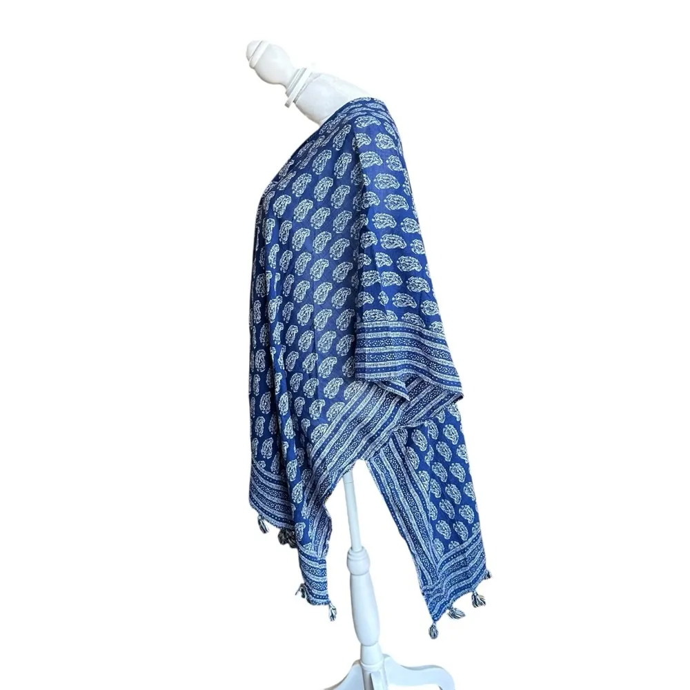 Blue Paisley Swim Coverup Size undefined - Image 3