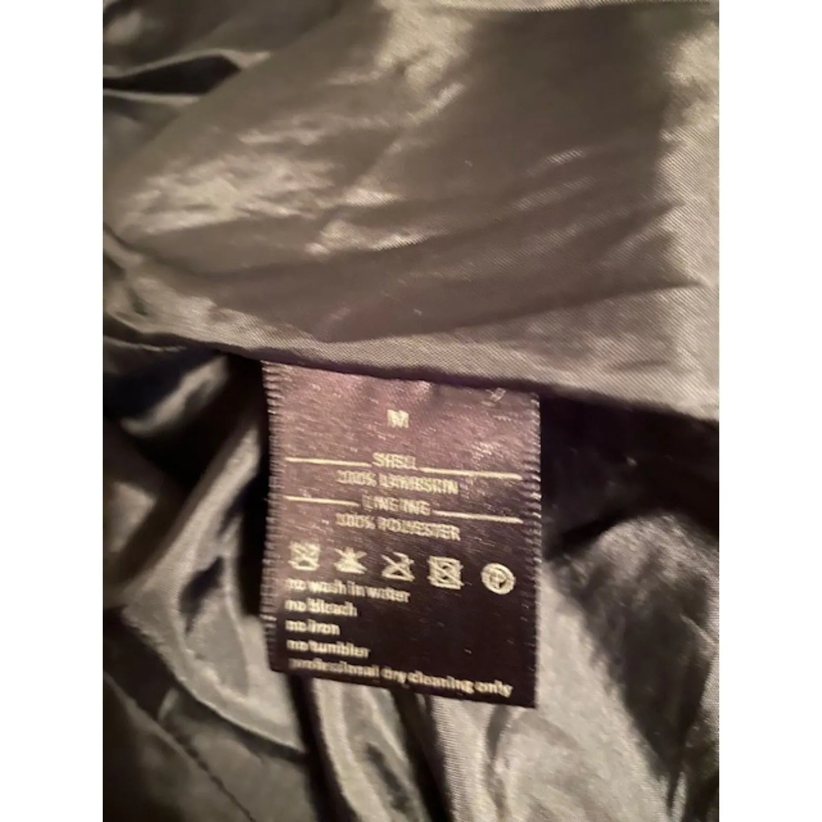 ecru Jacket M faux leather - Image 5