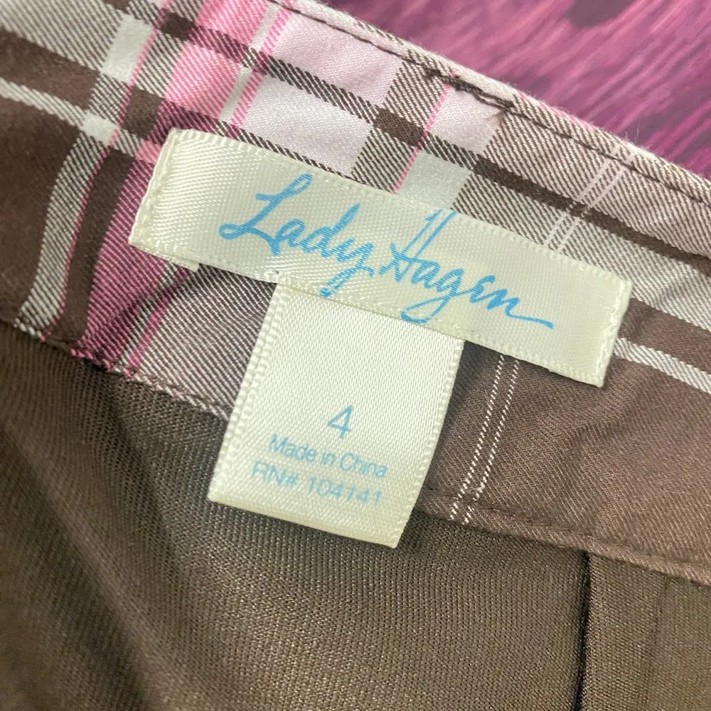 Lady Hagen Skort Skirt Size 4 Golf Tennis Plaid Print - Image 6