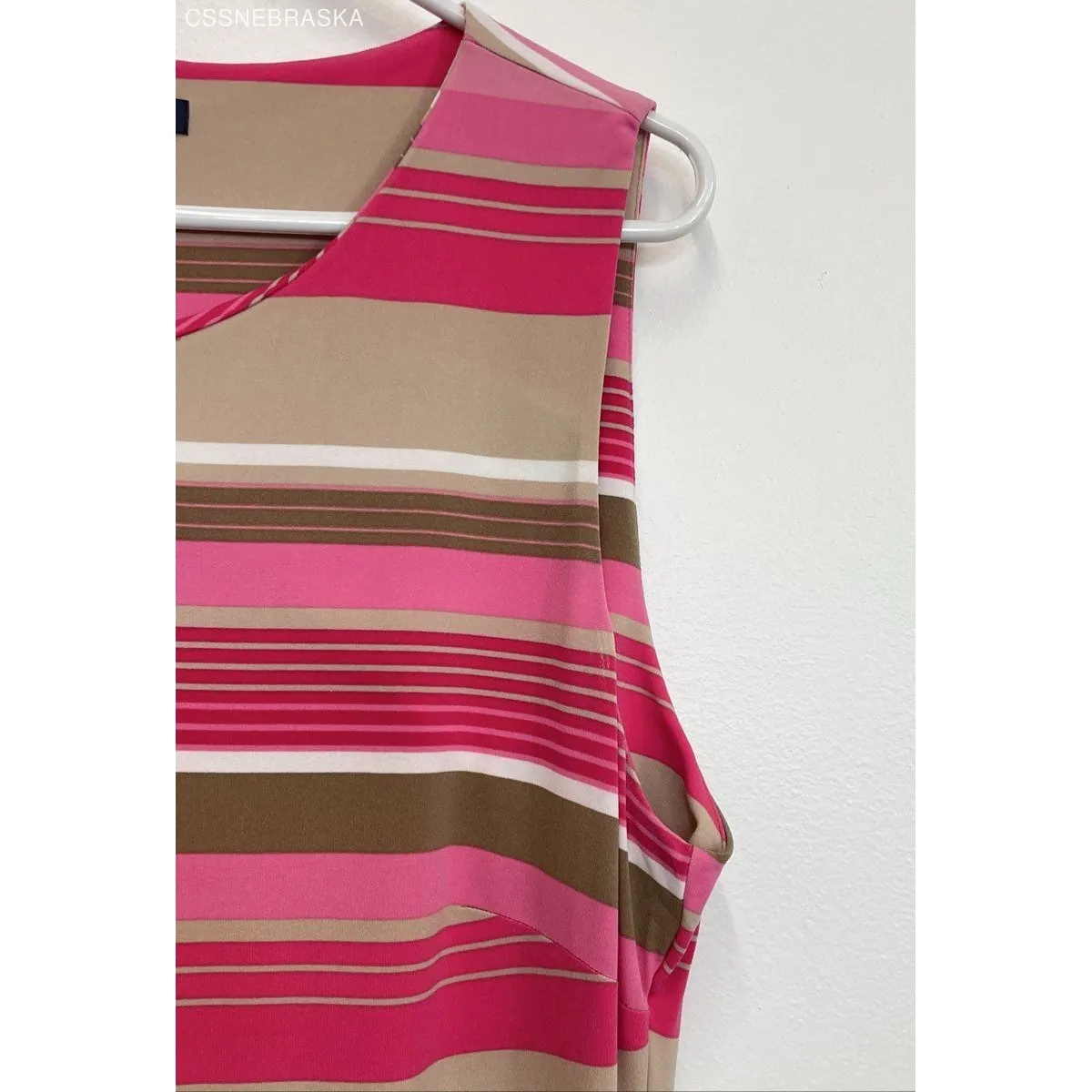 Tommy Hilfiger Multicolor Women's Round Neck Dress - Size 14 - Image 4