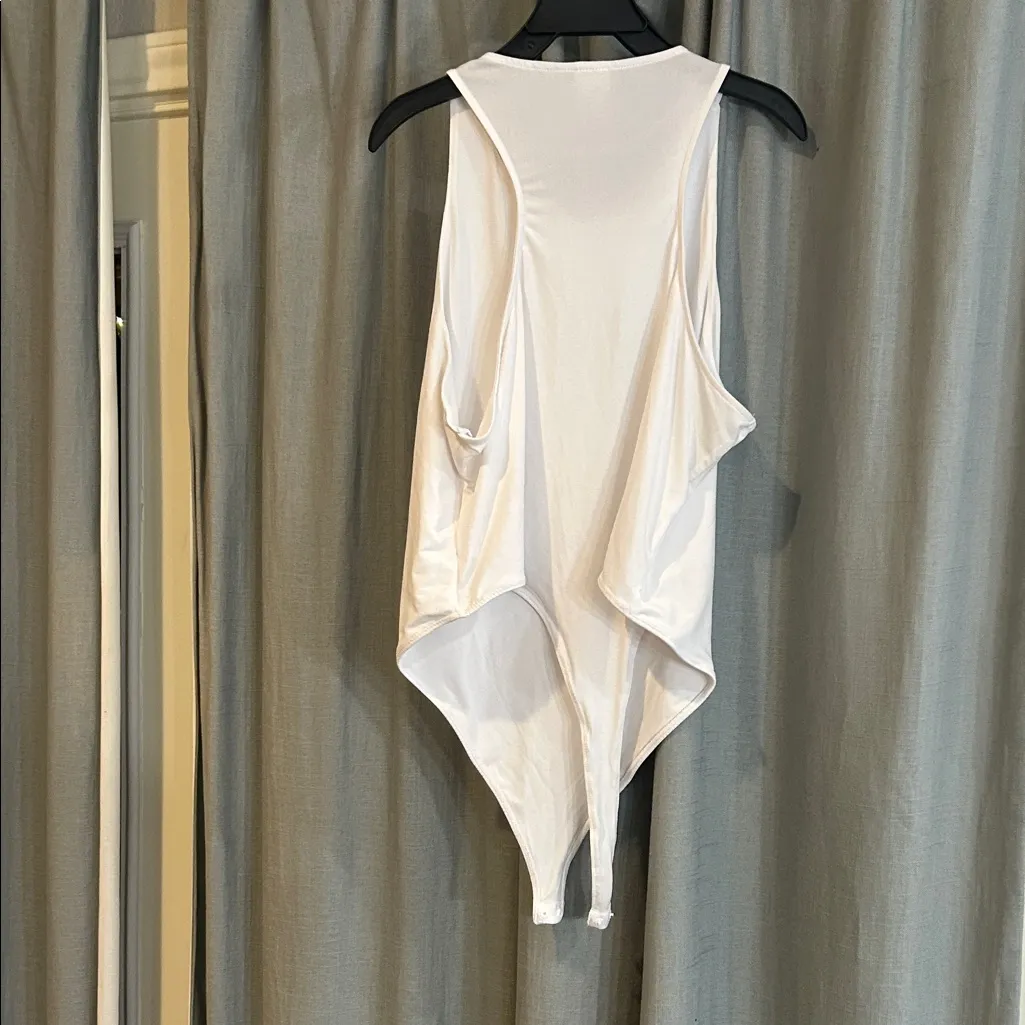 No Boundaries White Sleeveless thong Bodysuit - Image 5