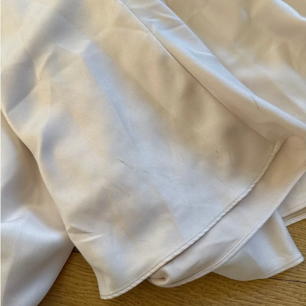 House of CB - Zanab Thigh Slit Halter Neck maxi Dress in Ivory Light Champagne - Image 7