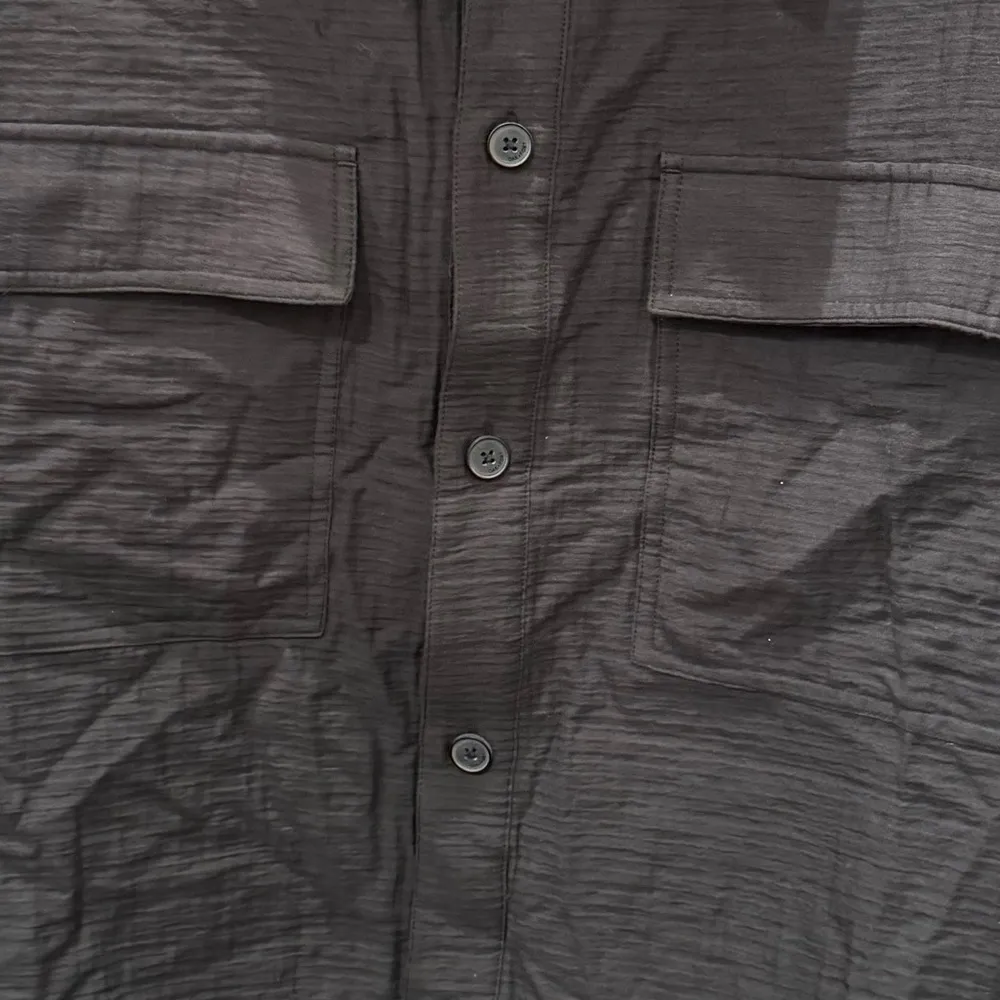 nwt oak + fort and black textured button up shirt OW-8546-M xs - Image 3