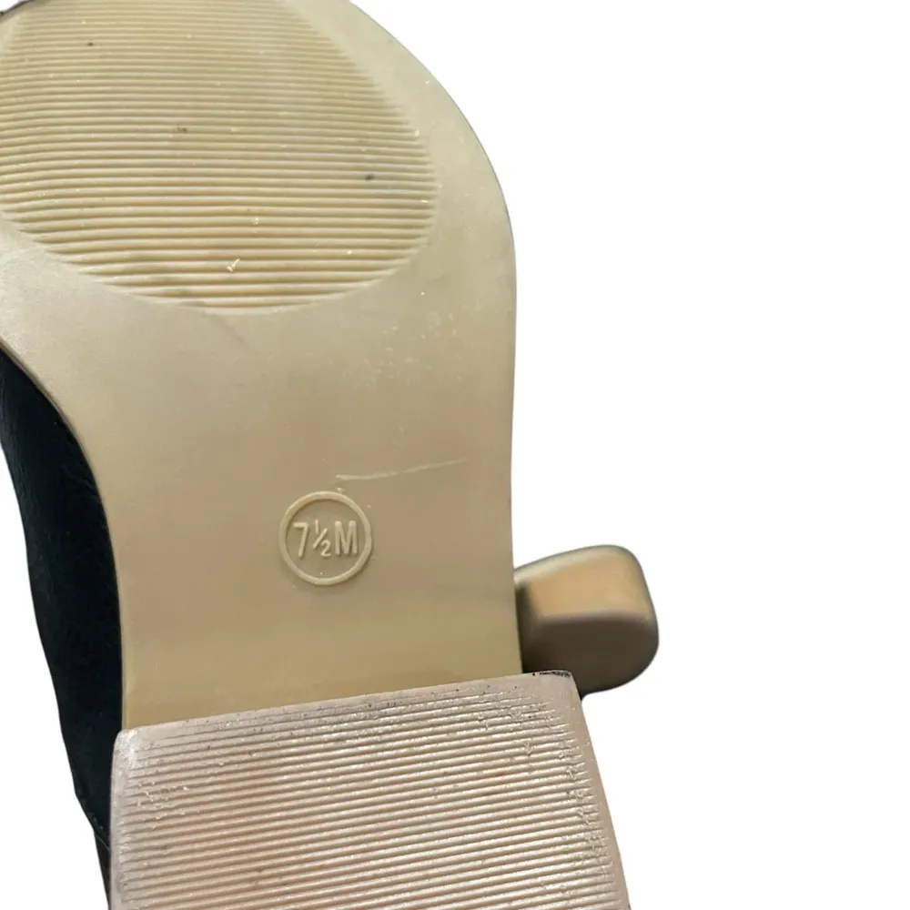 Cynthia Rowley Eddie Black Leather Dorsay Style Booties Size 7.5 - Image 10