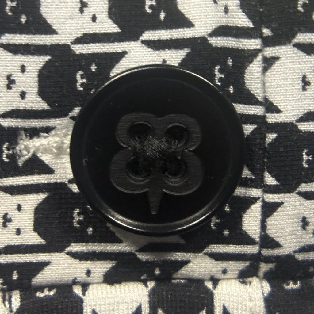 EUC Betabrand Black & White Checker Pattern of Cats Petiter Trousers Size XS - Image 5