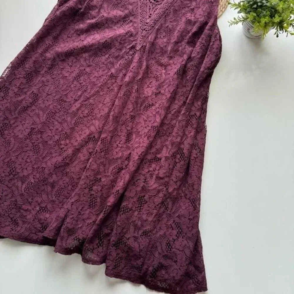 Torrid Burgundy Mini Lace Trapeze Dress Size 3XL‎ - Image 5