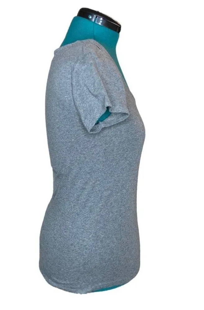 Banana Republic  Solid Gray Tee - Image 2