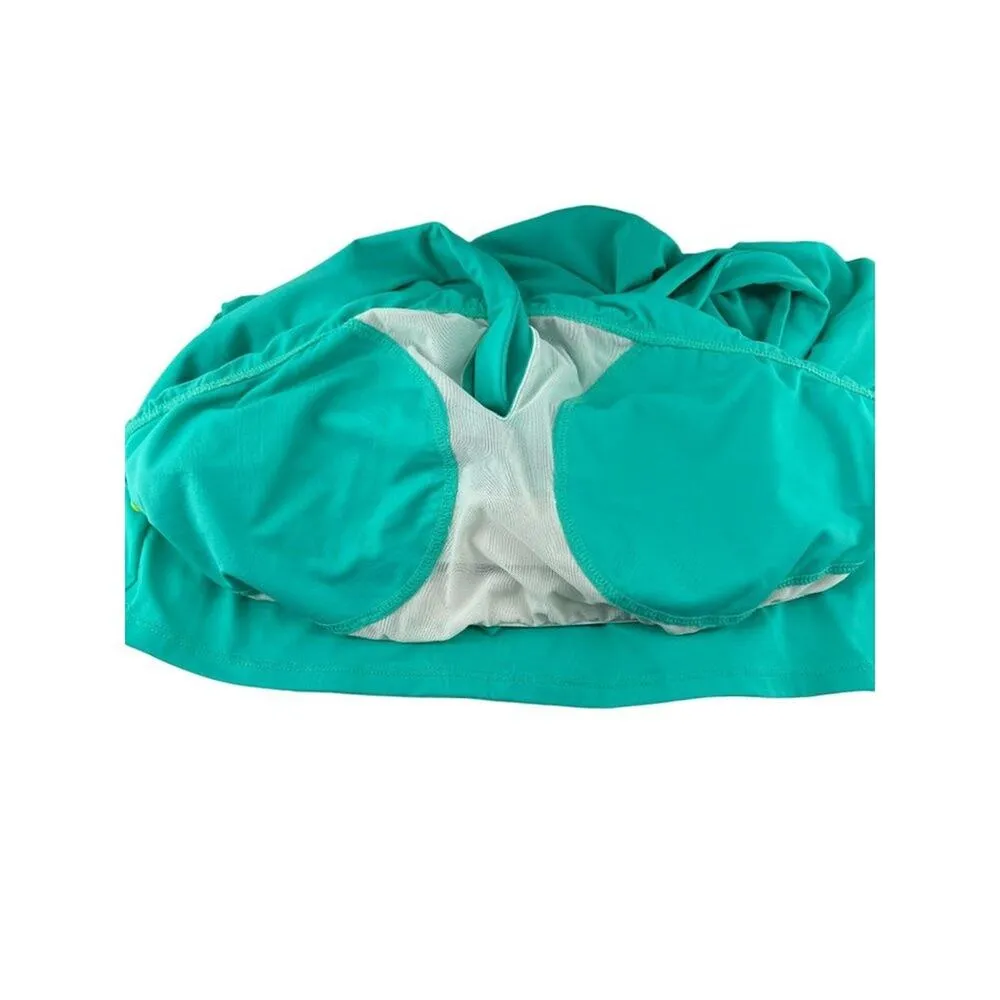 Athleta KiKi Swim Dress Catalina Green Womens Small - Image 4