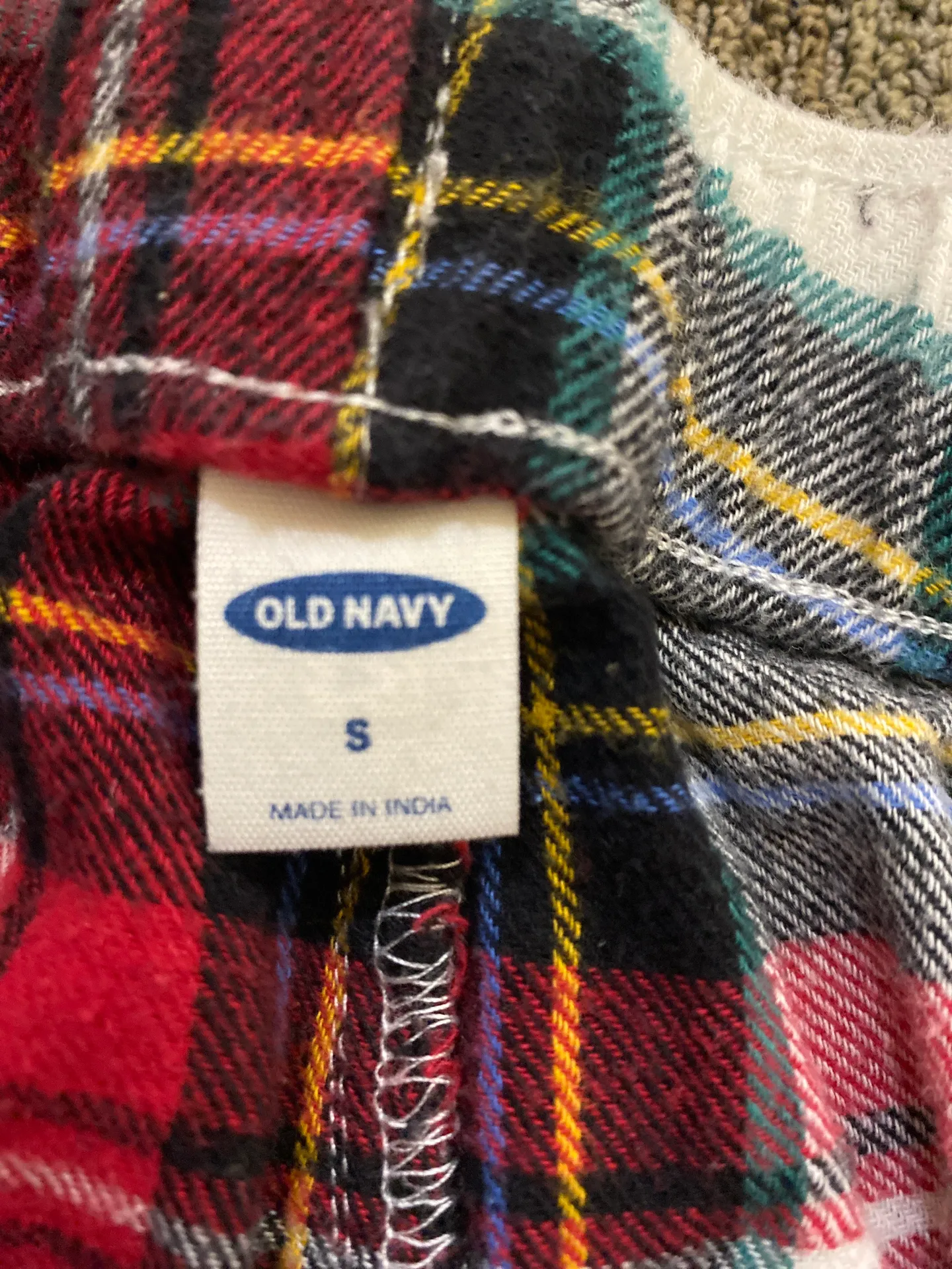 Old Navy Plaid Pajama Pants - Image 3