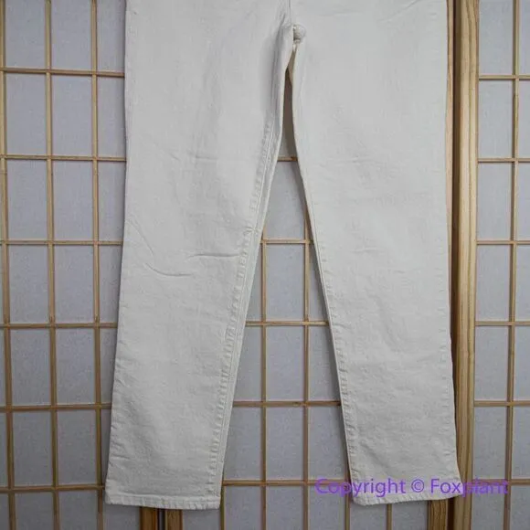 NEW Madewell The High-Rise Perfect Vintage‎ Jean in Tile White, 28 - Image 5