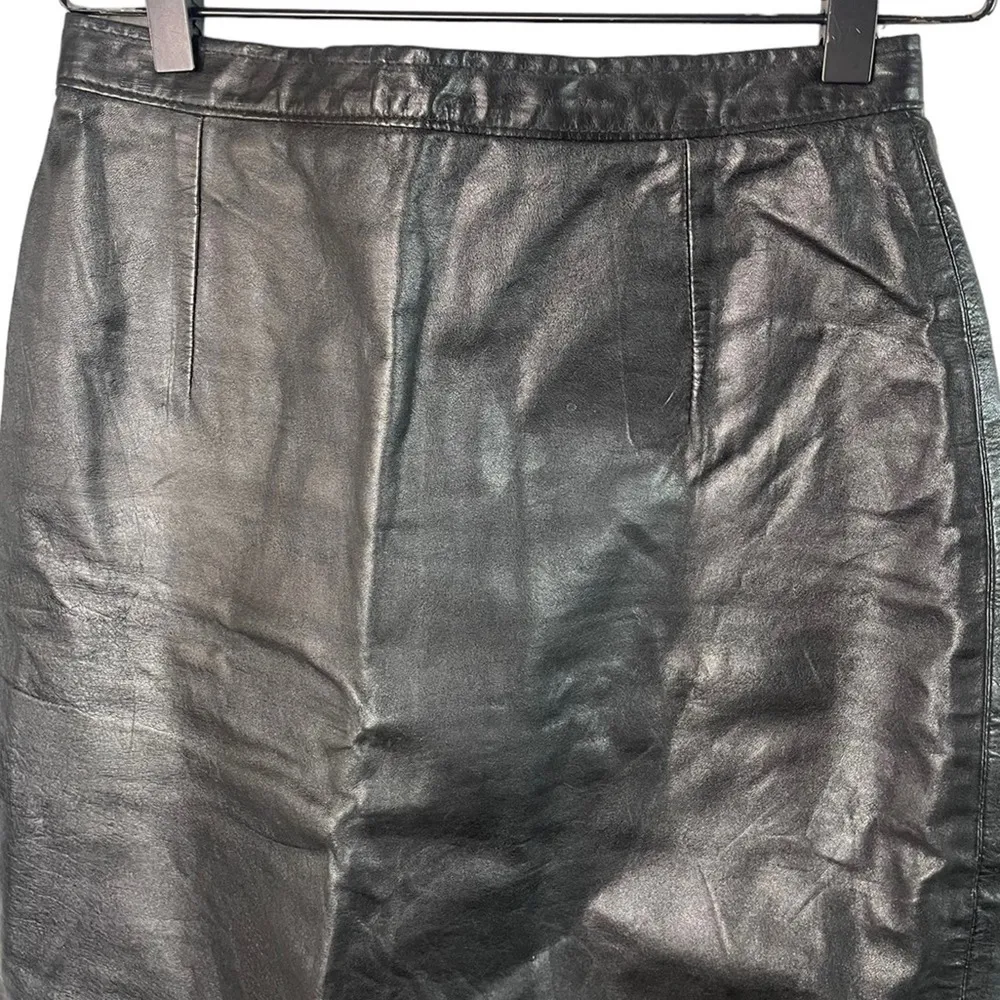 Vintage Geniality Women’s Australian Leather Wear Skirt Size 2 - Image 2