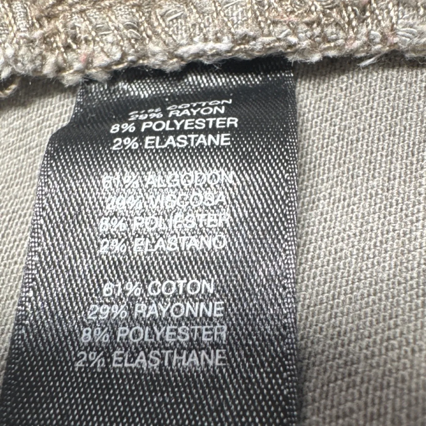 Chicos So Slimming Crop Pants Gray Size 1.5 Stretch Cropped Jeans - Image 6