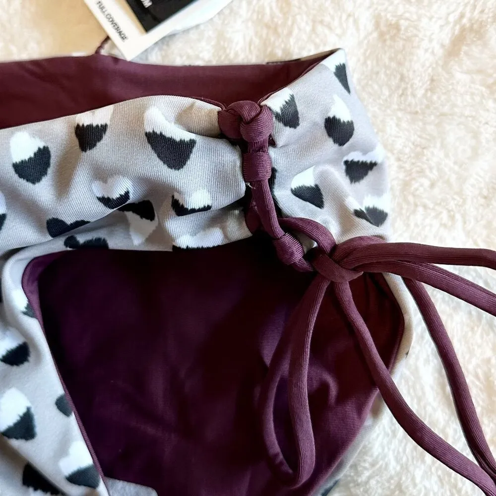 NWT Tavik Bebe Hearts Full Coverage Bikini Bottom - Image 3