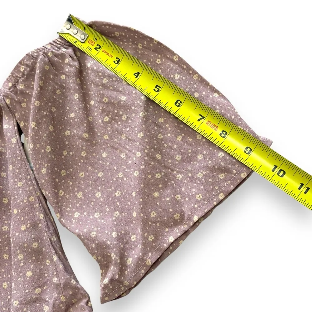 NWT Flynn Skye Mauve Rose Floral Crop Top - XS - Image 4