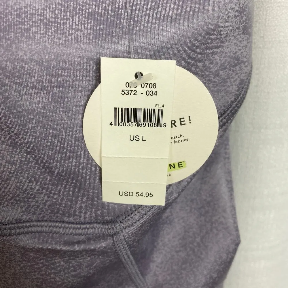 Aerie Offline Shell Purple Real Me High Waisted Crossover Leggings Sz.L NWT - Image 10