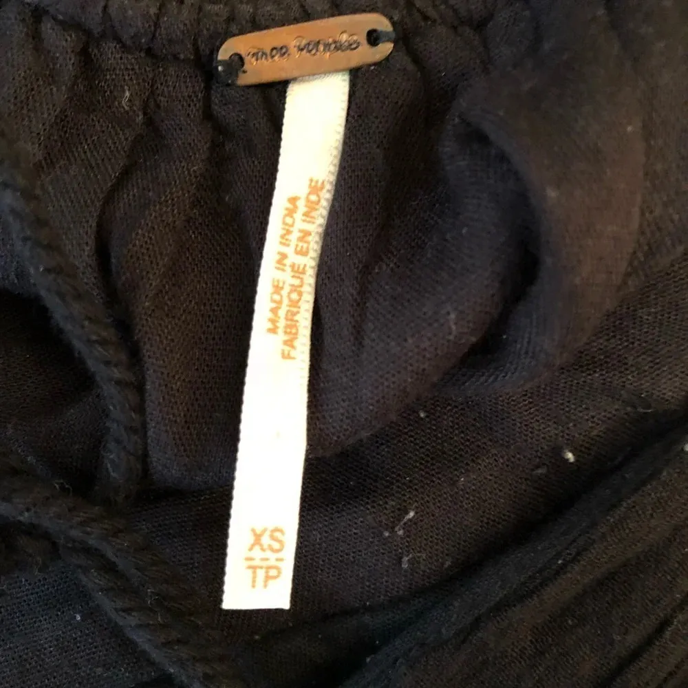 Free People Embroidered‎ Simply Dress In Black - Image 9