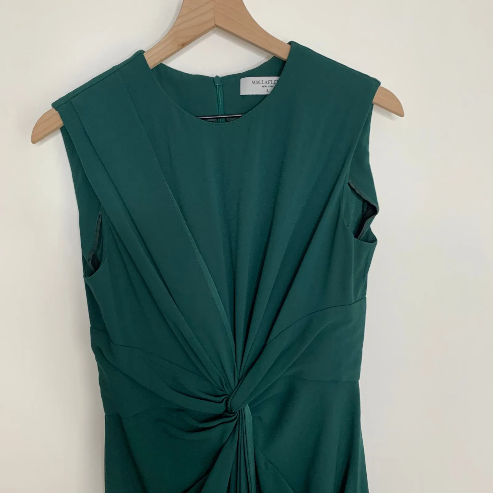 MM Lafleur The Taylor Dress Forest Green Womens Viridian Business Casual Size 6 - Image 11