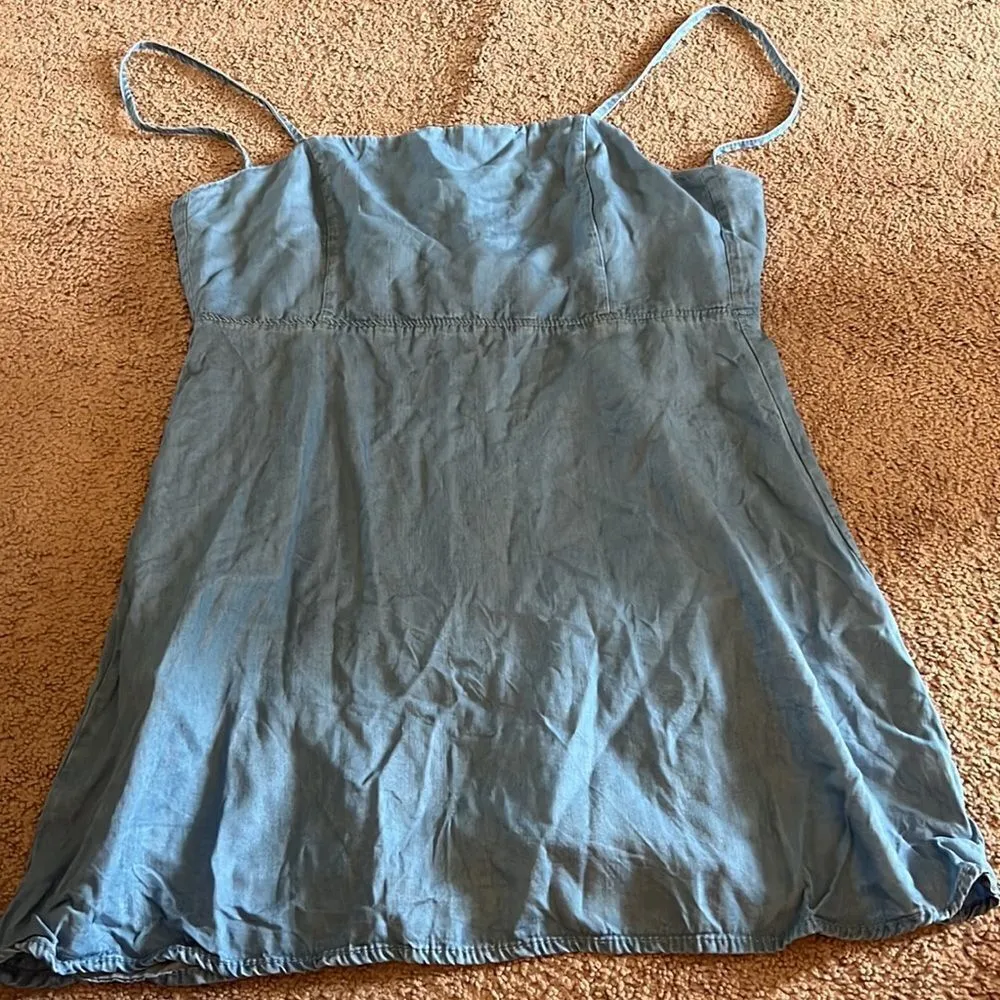 Bershka denim mini dress M - Image 2