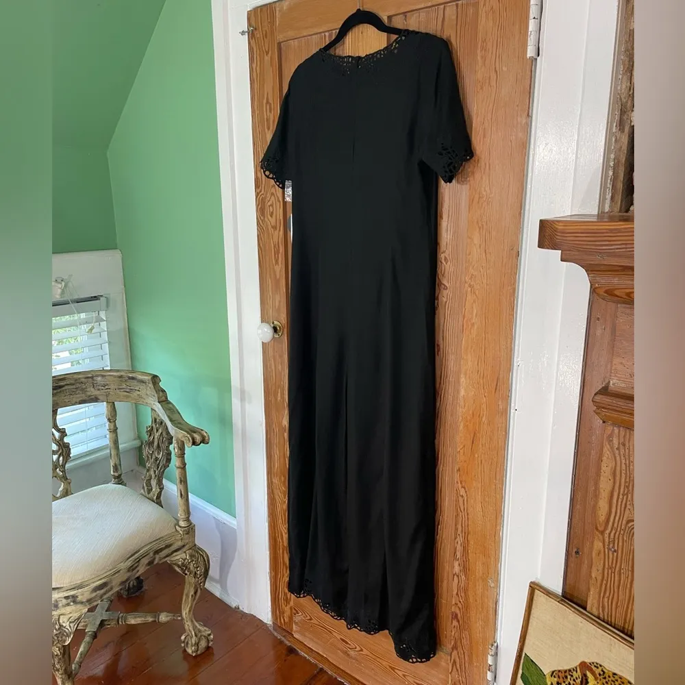 NWT REVOLVE Amuse Society Canyon Palms Black Eyelet Trimmed Jumpsuit - Medium - Image 11