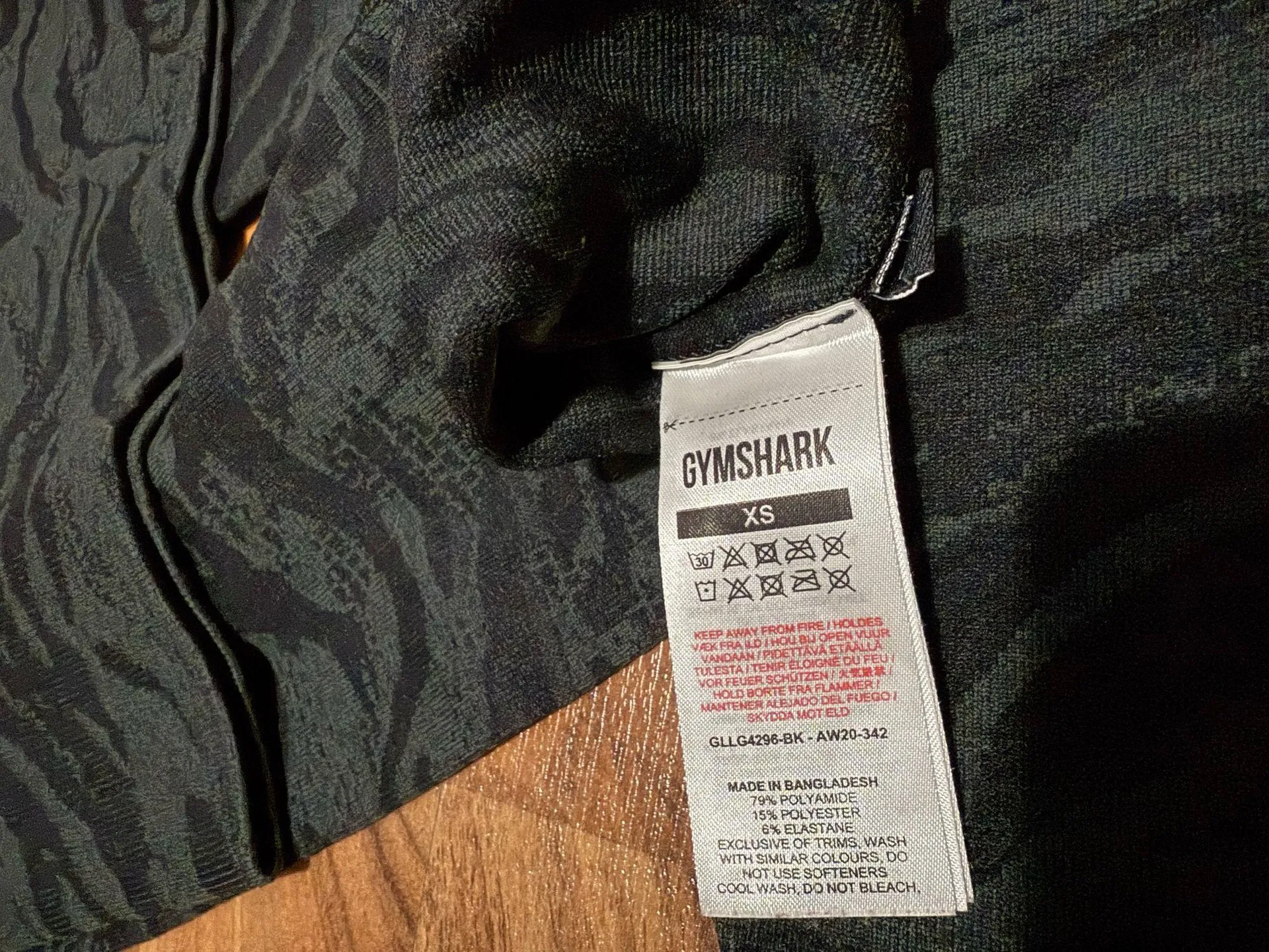 Gymshark  Zebra Leggings Print Adapt Animal Seamless - Image 2