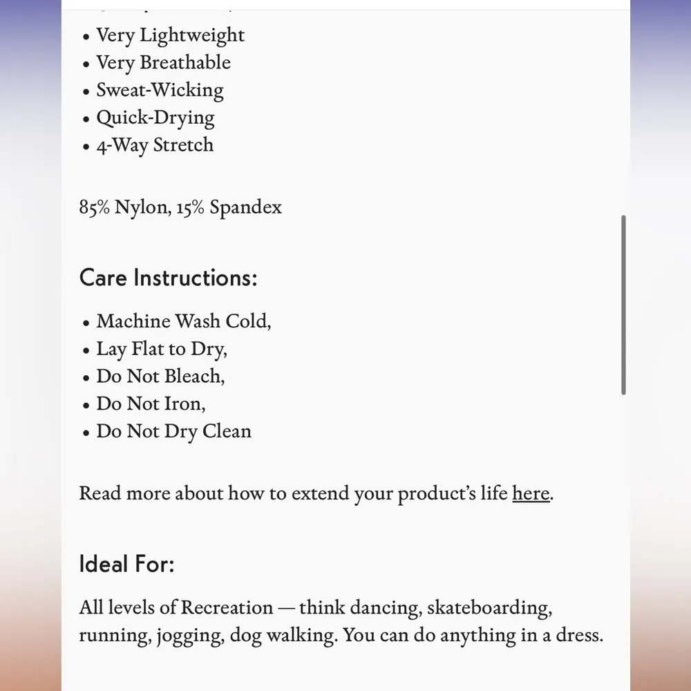 Outdoor Voices The Exercise Dress Black - Image 8