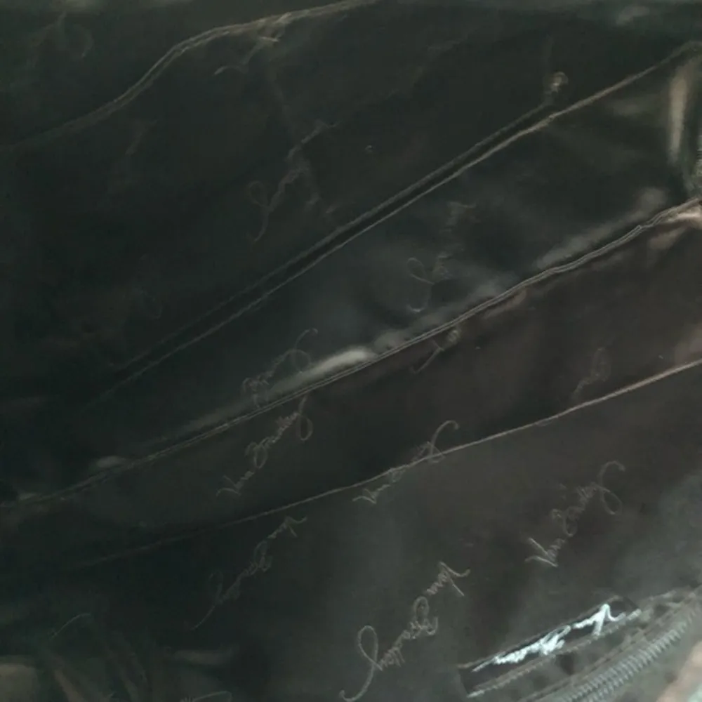 Vera Bradley Brown Quilted Satchel With Crossbody Strap - Image 8