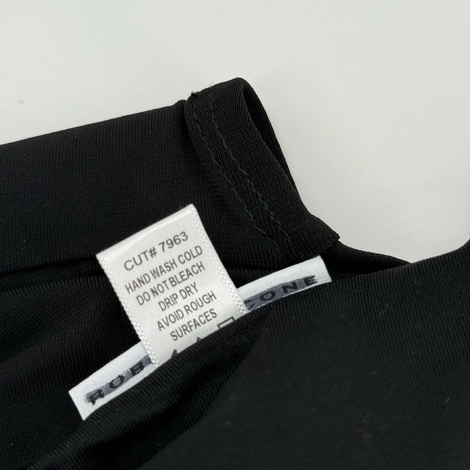 Robin Piccone Malia Banded Bikini Bottoms Size Large NEW Black White Swim NWOT - Image 5