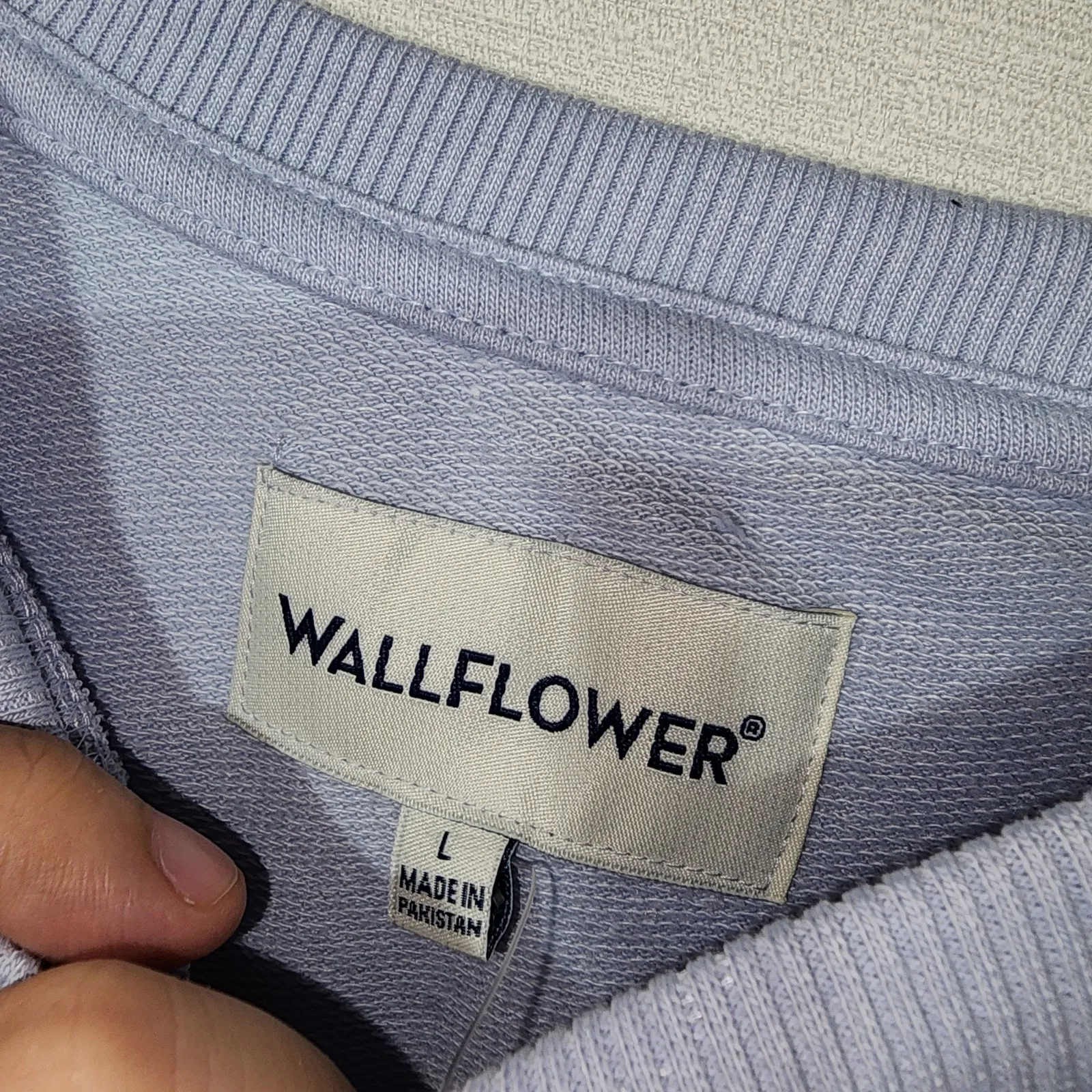 LA BELLA VITA Sweatshirt women's large by WALLFLOWER Faded - Image 4