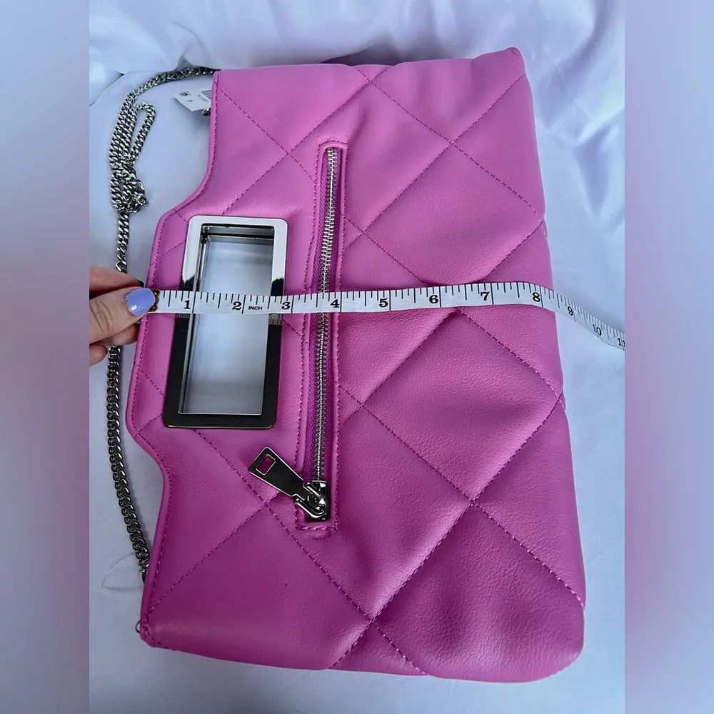 International Concepts INC Juditth Handle Clutch in Wild Rose Pink - Image 9